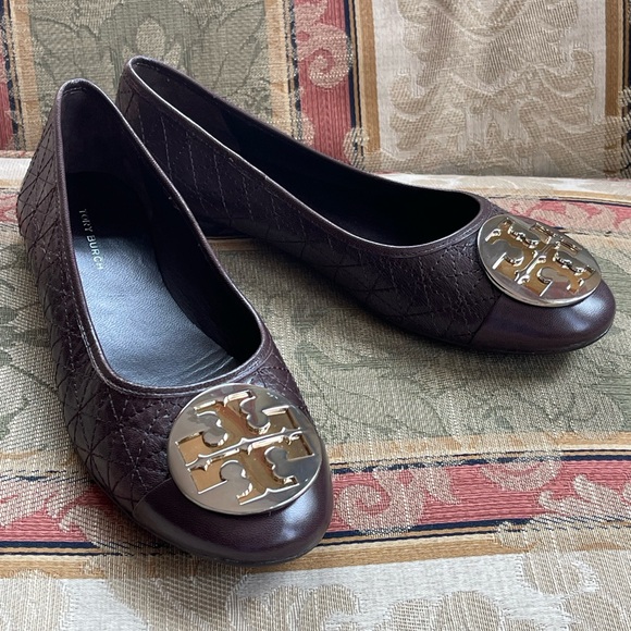 Tory Burch Claire Quilted Ballet Napa Leather - Picture 6 of 9